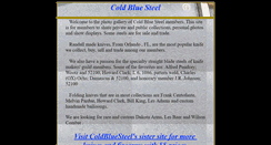 Desktop Screenshot of coldbluesteel.com